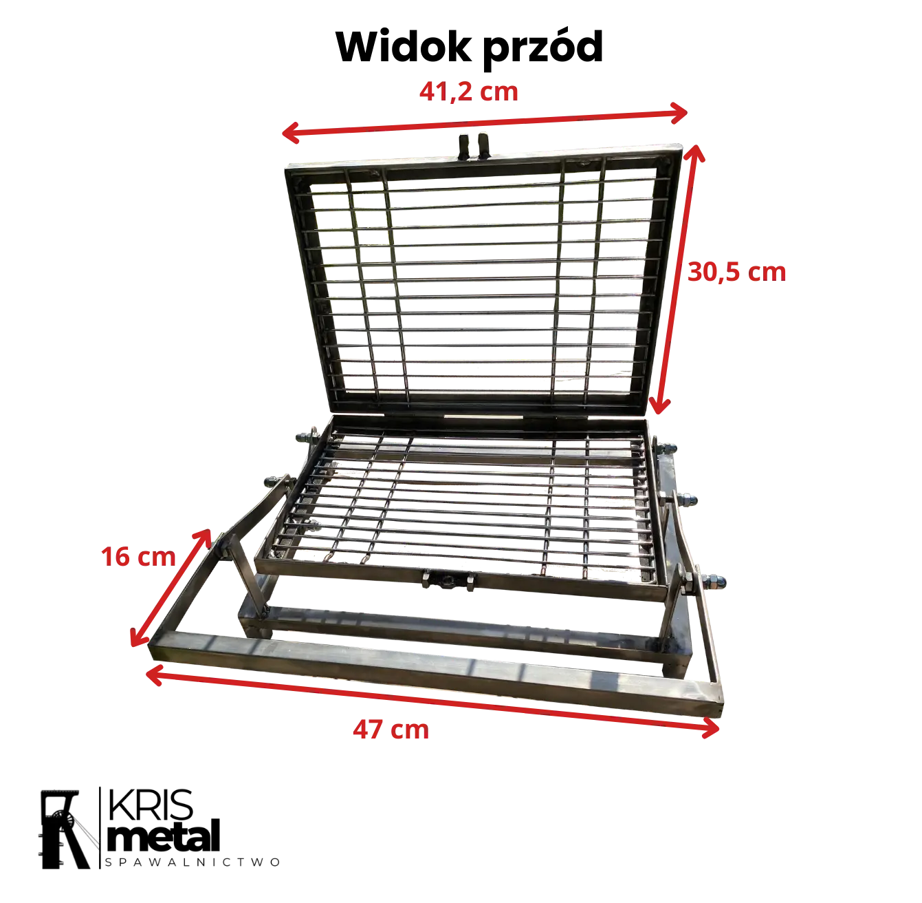 SpinGrill 180° – grill obrotowy ze stali nierdzewnej - obrazek 3