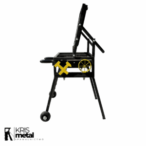 SpinGrill 180° Black – grill ze stali czarnej stojący