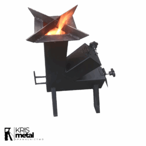 „Grill rakietowy RocketGrill – grill bez prądu na drewno”