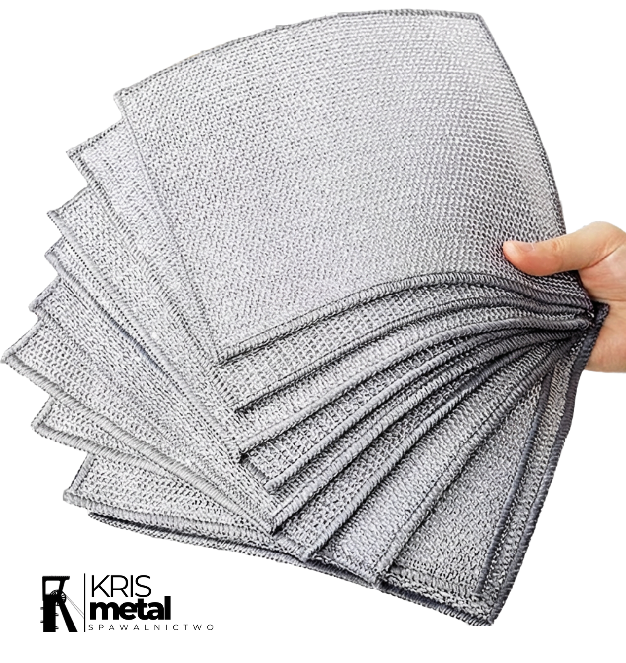 Druciane ściereczki do czyszczenia – tłuszcz i przypalenia | 10 szt